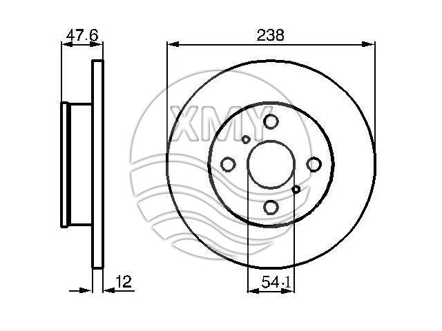 刹车碟 Brake Disc:43512-12230