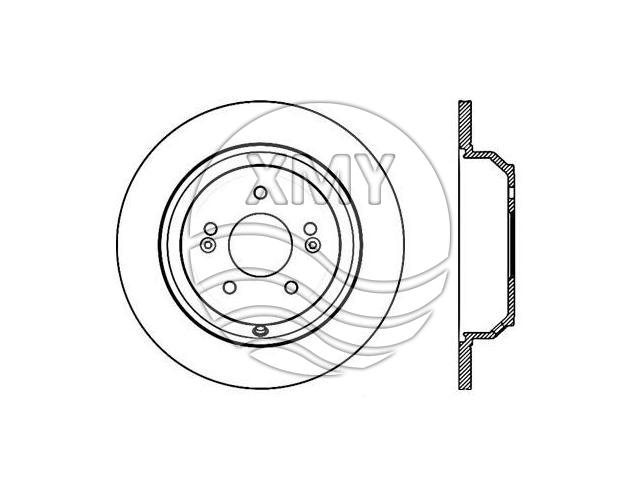 刹车碟 Brake Disc:58411-3M000