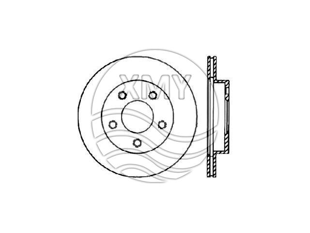 刹车碟 Brake Disc:18015159