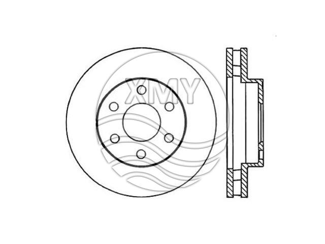 刹车碟 Brake Disc:25659162